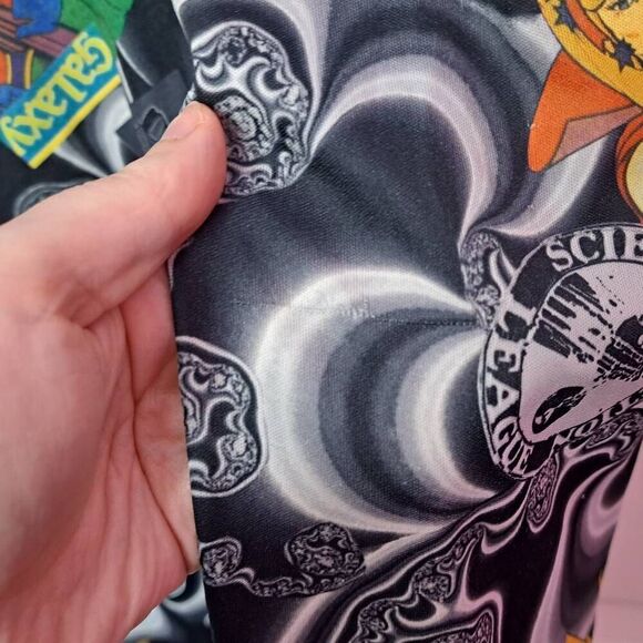 TRIPP NYC Vintage 80s 90s Pinball Space Print Pants size Small RARE - Picture 7 of 8